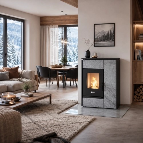 Hybridofen Extraflame Margaret – Detail