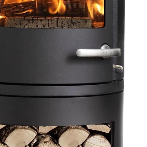 Kaminofen Morsoe 7893 | 7,3 kW mit Holzfach – Detail
