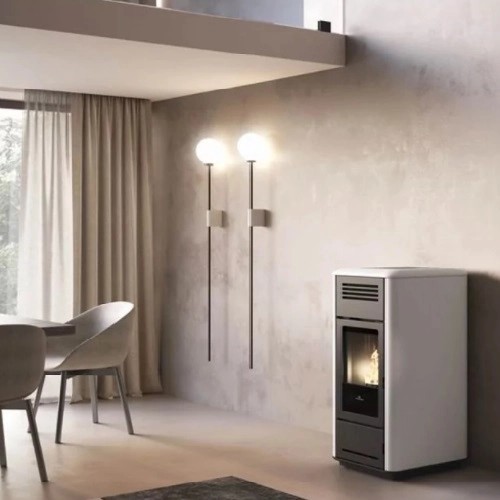 Pelletofen Edilkamin Milla H 15 Evo wasserführend – Detail