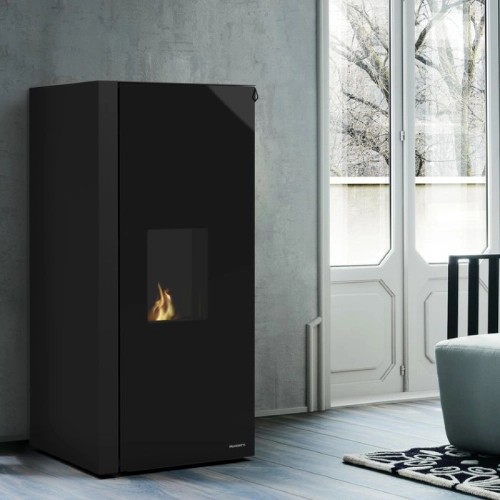 Pelletofen Palazzetti Ecofire Dadò Idro 26 wasserführend – Detail
