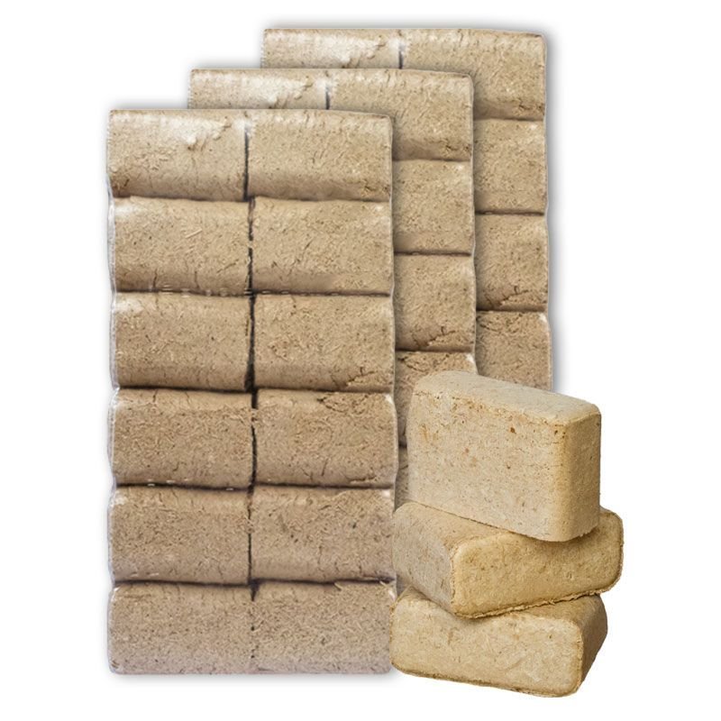 RUF Briketts 48 Packungen x 10 kg (480 kg) – Detail